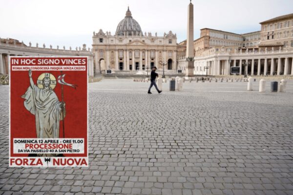La marcia di Forza Nuova a San Pietro, così l’estrema destra sfida i divieti