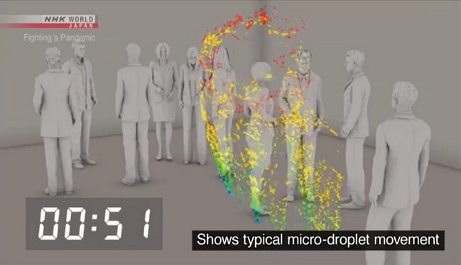 Il Coronavirus resiste in aria, esperimento mostra quanto sopravvivono le particelle