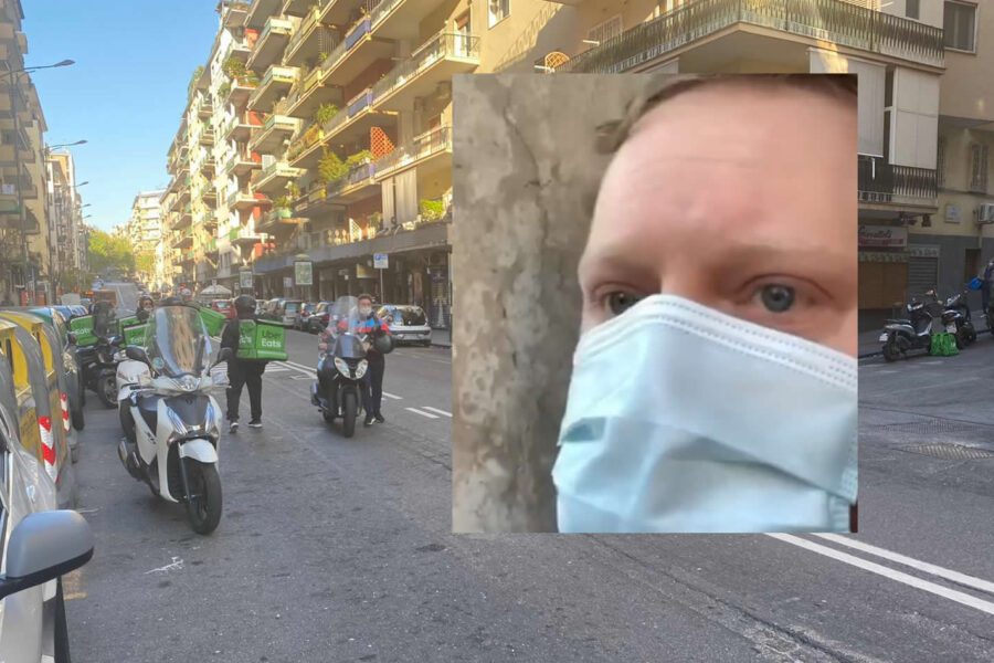 Caos delivery a Napoli, blitz e chiusure. Lo sfogo di Puok: “E’ tutto assurdo”