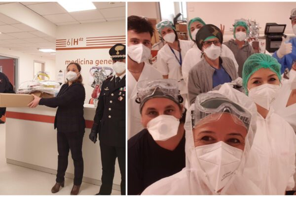 Da Vicenza a Napoli, il cuore di medici e carabinieri per l’Ospedale del Mare: “Siete grandi”