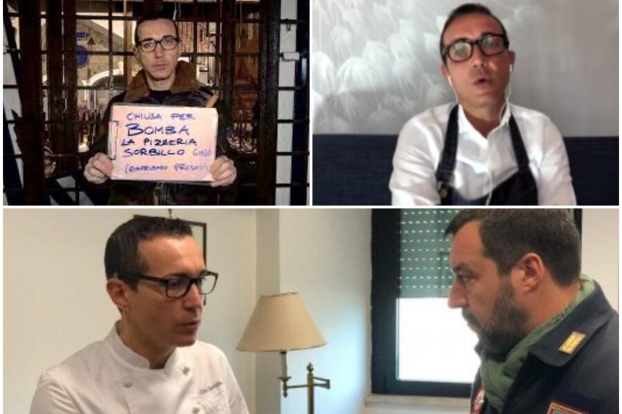 Dalla bomba al Coronavirus, la ‘caduta’ di Gino Sorbillo