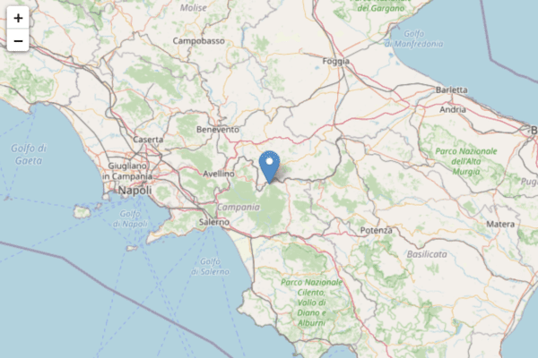 Terremoto in provincia di Avellino, scossa di magnitudo 3.1 avvertita dai cittadini