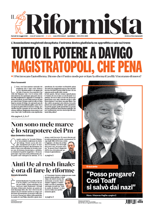 Quotidiano del 26 maggio 2020