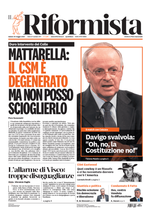Quotidiano del 30 maggio 2020