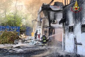 Distrutta l’Adler di Ottaviano, un morto e due feriti