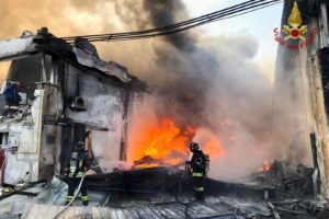 Distrutta l’Adler di Ottaviano, un morto e due feriti