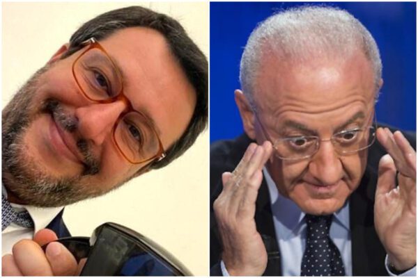 De Luca provoca Salvini e lancia l’appello: “Non curatevi al Nord, qui ospedali sicuri e tra i migliori al mondo” De Luca provoca Salvini e lancia l’appello: “Non curatevi al Nord, qui ospedali sicuri e tra i migliori al mondo”