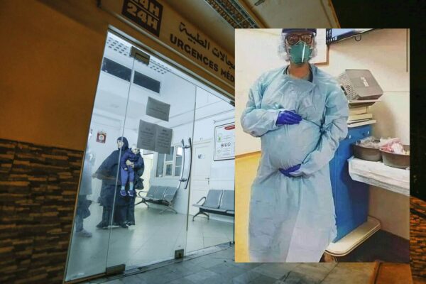 Elaborazione da: workers disinfect a hospital to prevent the spread of coronavirus in Algiers, Algeria, Friday, March 20, 2020. For most people, the new coronavirus causes only mild or moderate symptoms, such as fever and cough. For some, especially older adults and people with existing health problems, it can cause more severe illness, including pneumonia. (AP Photo/Toufik Doudou)