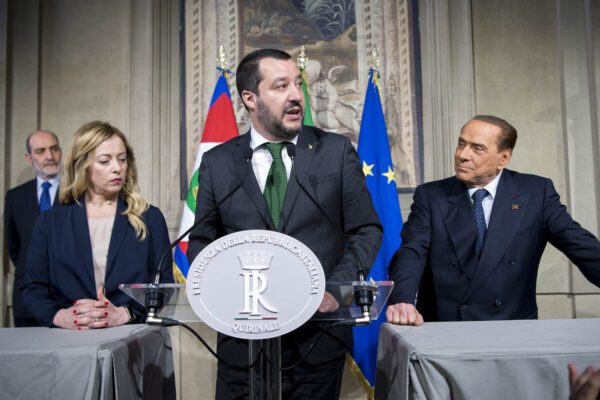 Ascesa e caduta di Salvini, stretto a destra dalla Meloni e al centro da Berlusconi