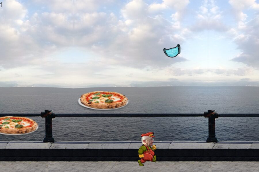 DeLucaRun: il governatore della Campania in un videogame come Super Mario