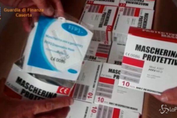 Caserta: sequestrate oltre 1,2 mln mascherine e 565 termoscanner