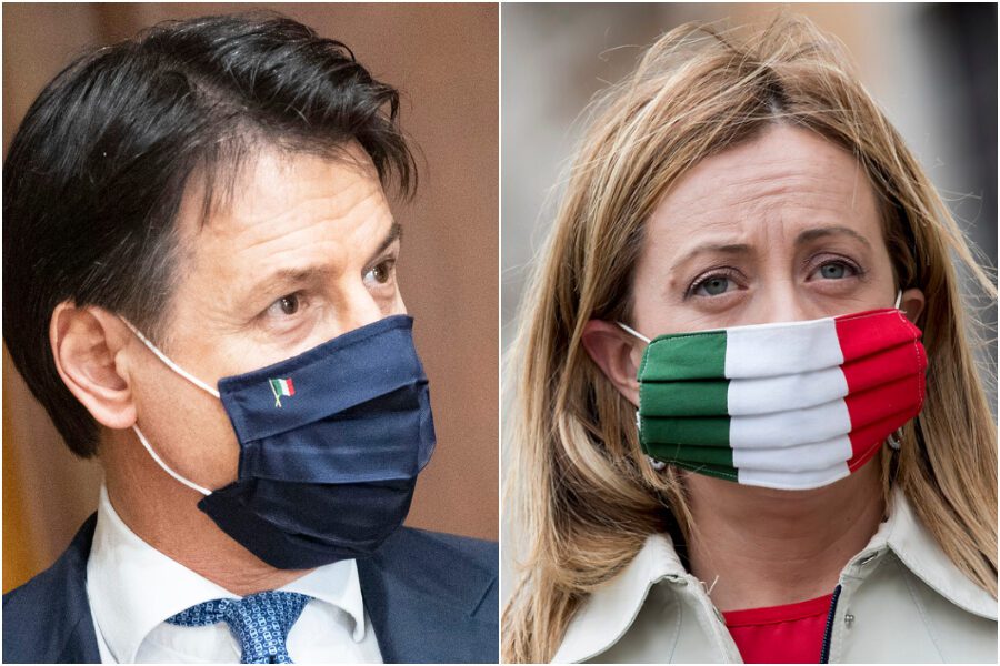 Sondaggio Tecnè: sorride solo la Meloni, crolla la fiducia nel governo