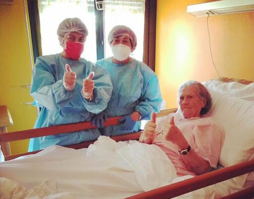 Nonna Pierina sconfigge il coronavirus a 100 anni: “E’ una guida per tutti noi”