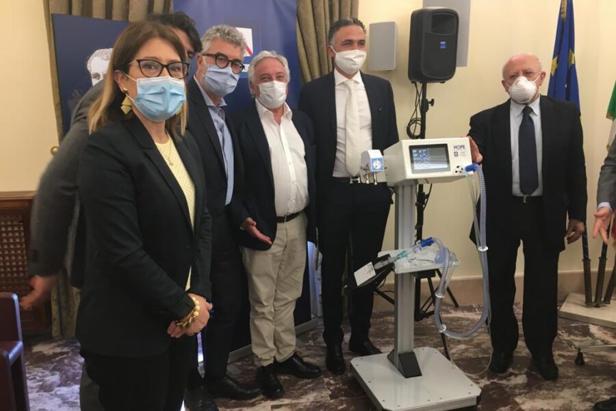 Al via la produzione dei ventilatori polmonari guidati dal Distretto aerospaziale della Campania