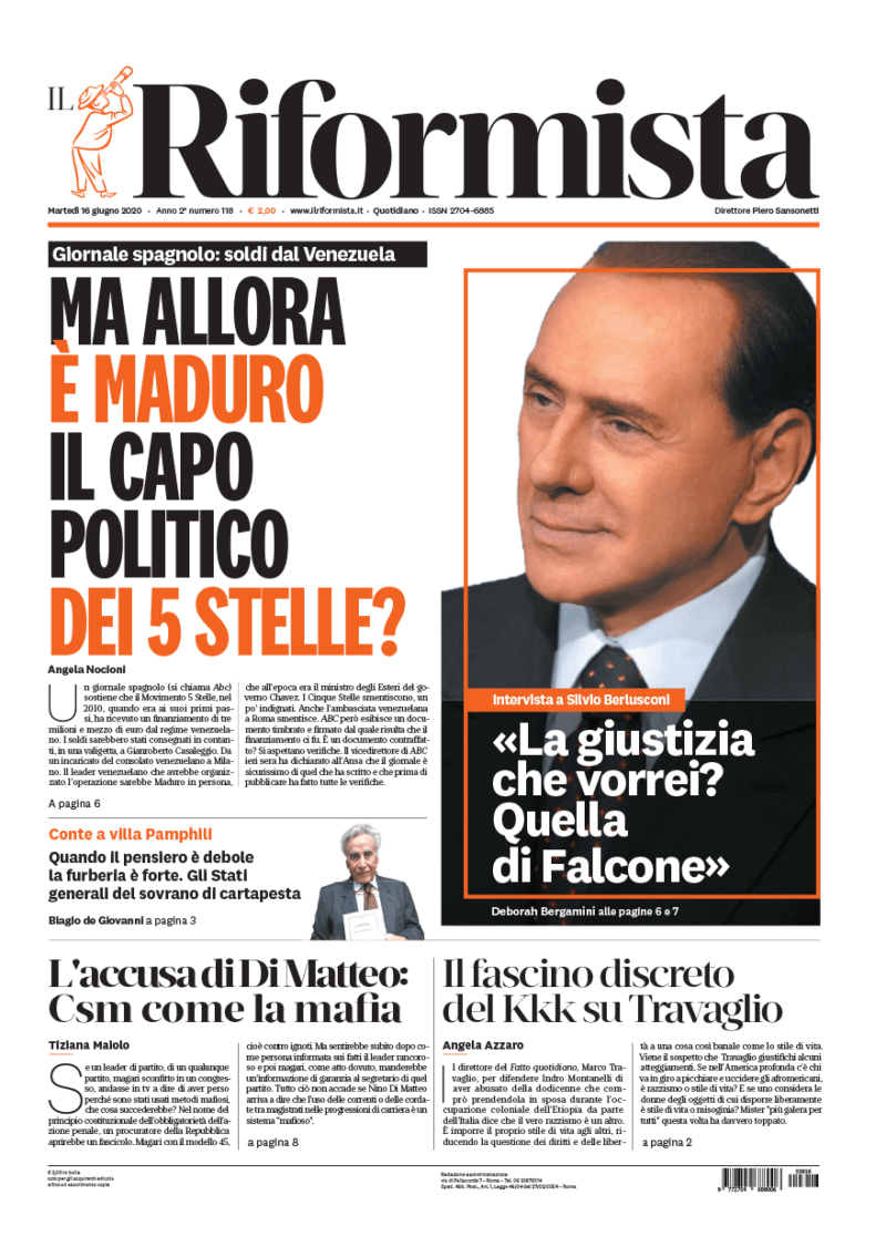 Quotidiano del 16 giugno 2020
