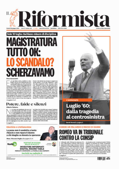 Quotidiano del 26 giugno 2020