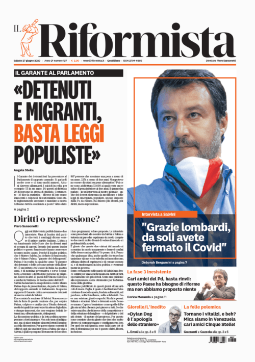 Quotidiano del 27 giugno 2020