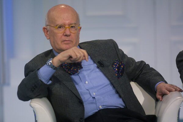 ©Cosima Scavolini/Lapresse19-10-2004 RomaSpettacoloTrasmissione Porta a PortaNella foto Roberto Gervaso