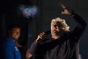 Foto LaPresse – Stefano Costantino
07/09/2016 Nettuno (ITA)
Cronaca
Il direttorio del Movimento 5 Stelle durante la tappa conclusiva del ‘Costituzione Coast To Coast’ #CostituzioneCoastToCoast in Piazza Cesare Battisti a Nettuno, Italia.
Nella foto: Alessandro Di Battista, Beppe Grillo
Photo LaPresse – Stefano Costantino
07/09/2016 Nettuno (ITA)
The Executive of the Movimento 5 Stelle during the final stage of the ‘Constitution Coast To Coast’ #CostituzioneCoastToCoast in Piazza Cesare Battisti in Nettuno, Italy.
In the pic: Alessandro Di Battista, Beppe Grillo Foto LaPresse – Stefano Costantino
07/09/2016 Nettuno (ITA)
Cronaca
Il direttorio del Movimento 5 Stelle durante la tappa conclusiva del ‘Costituzione Coast To Coast’ #CostituzioneCoastToCoast in Piazza Cesare Battisti a Nettuno, Italia.
Nella foto: Alessandro Di Battista, Beppe Grillo
Photo LaPresse – Stefano Costantino
07/09/2016 Nettuno (ITA)
The Executive of the Movimento 5 Stelle during the final stage of the ‘Constitution Coast To Coast’ #CostituzioneCoastToCoast in Piazza Cesare Battisti in Nettuno, Italy.
In the pic: Alessandro Di Battista, Beppe Grillo