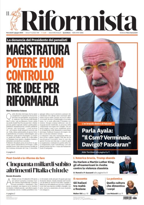 Quotidiano del 3 giugno 2020