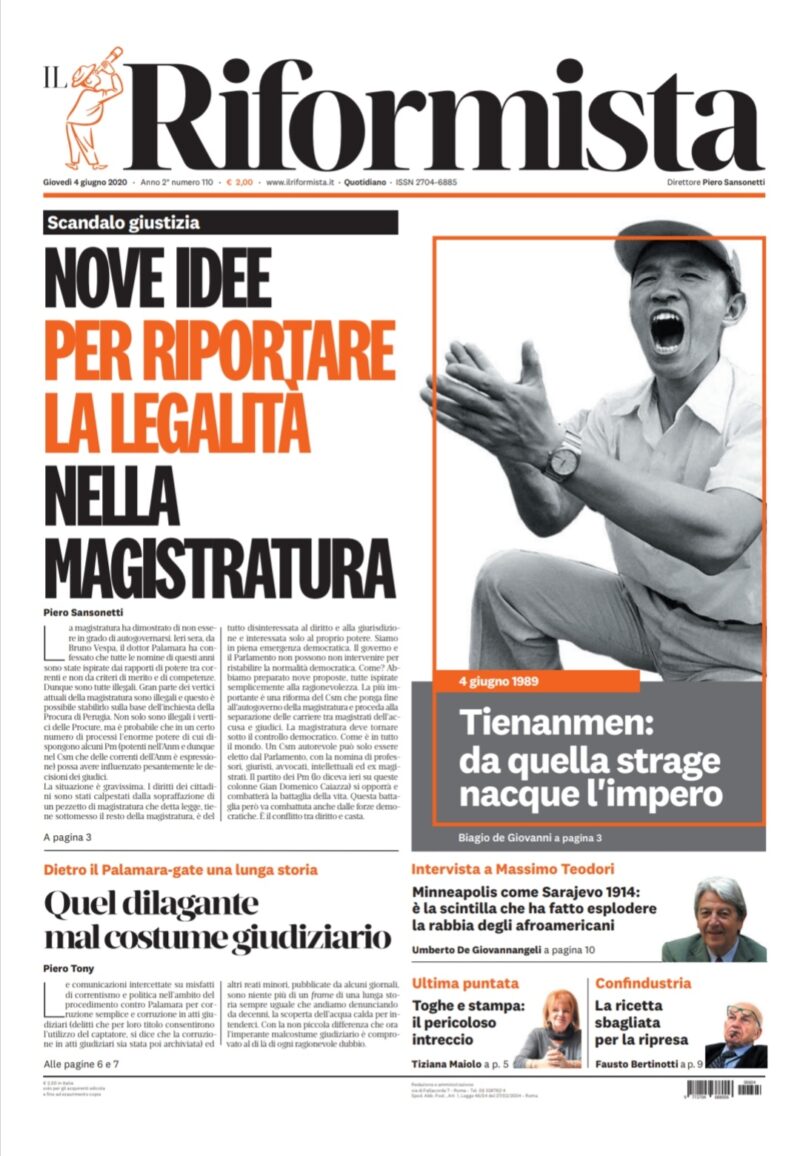 Quotidiano del 4 giugno 2020