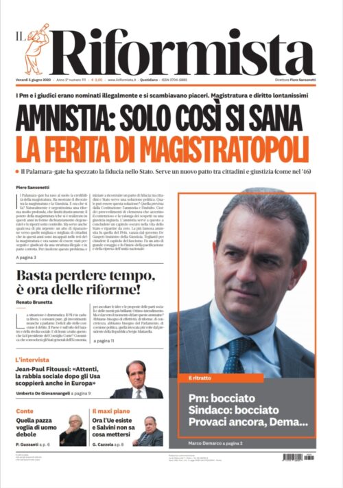 Quotidiano del 5 giugno 2020