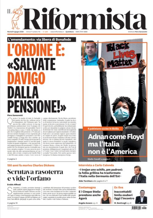 Quotidiano del 9 giugno 2020