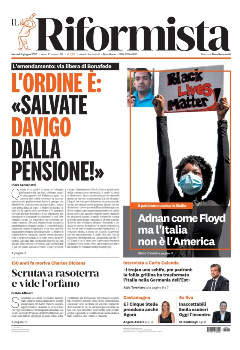 Quotidiano del 9 giugno 2020