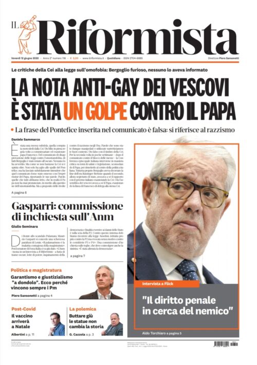 Quotidiano del 12 giugno 2020
