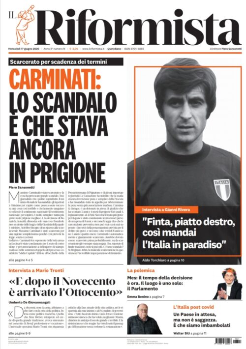 Quotidiano del 17 giugno 2020
