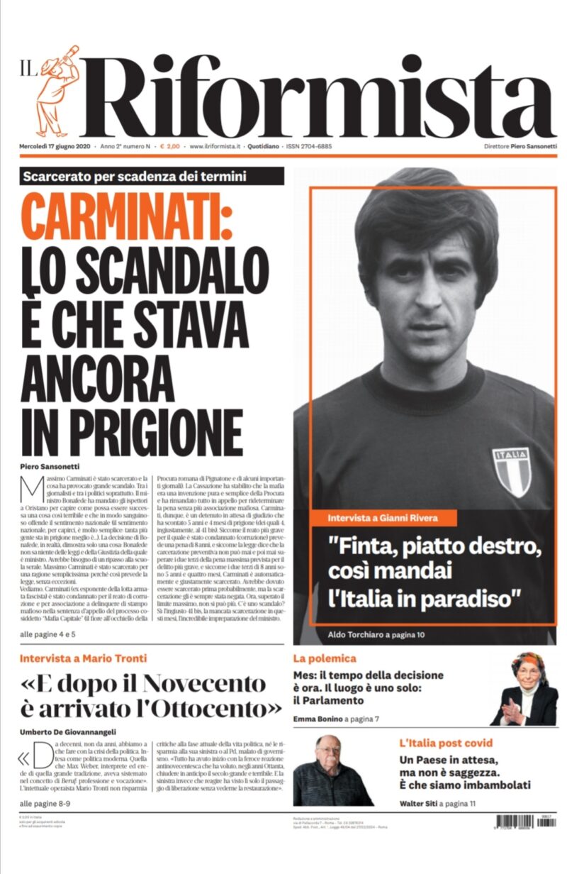 Quotidiano del 17 giugno 2020