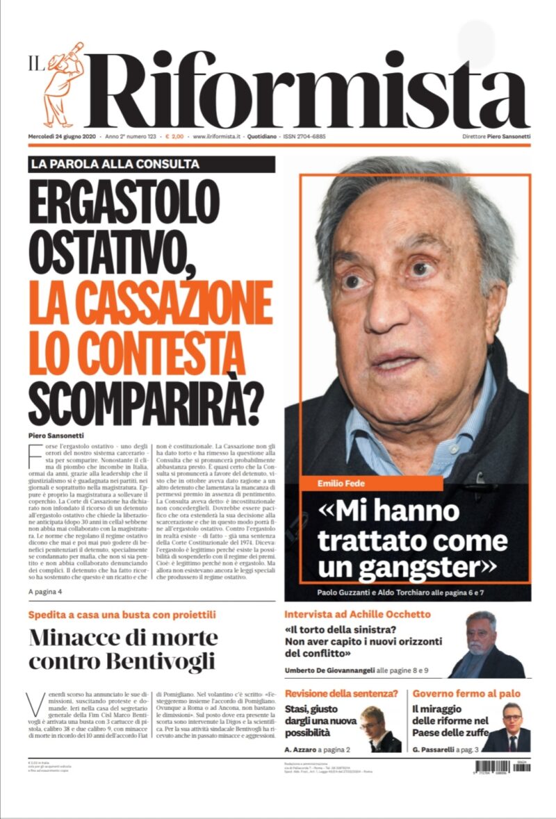 Quotidiano del 24 giugno 2020