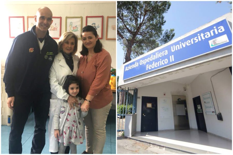 Da Tirana a Napoli per tornare a mangiare, Alexandra sta bene grazie ai medici del Policlinico
