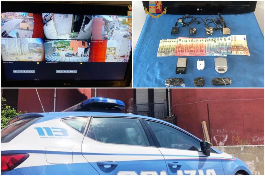 Napoli, piazza di spaccio videosorvegliata: blitz in casa, preso giovane pusher