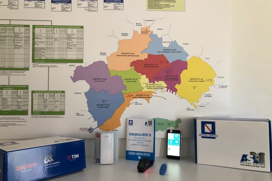 Asl Napoli 1 centro lancia tecnologia digitale per sorveglianza pazienti Covid domiciliati
