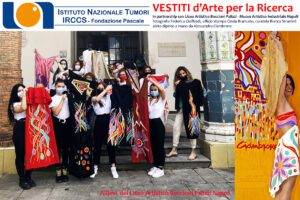 Pascale-Palizzi, in vendita 12 abiti dipinti a mano per la ricerca oncologica