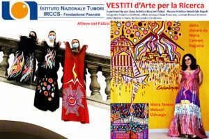 Pascale-Palizzi, in vendita 12 abiti dipinti a mano per la ricerca oncologica