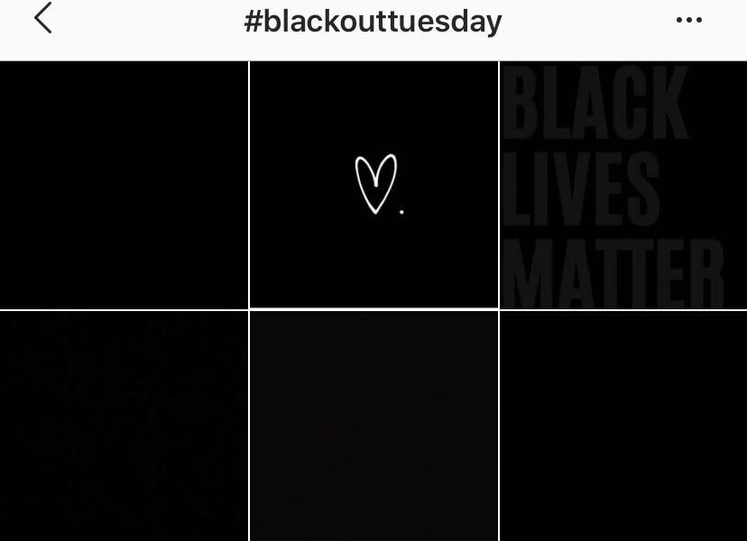 Foto nera su Instagram: che cos’è il Blackout Tuesday sui social