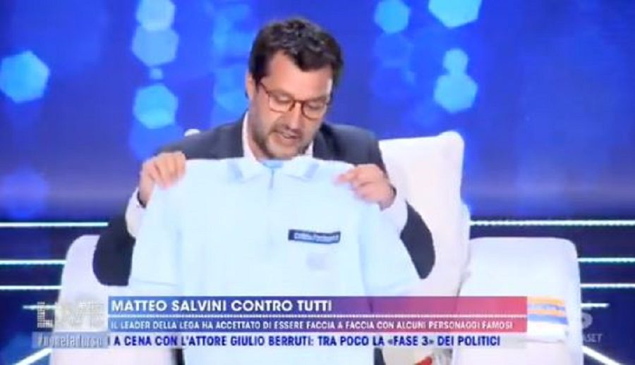Salvini diserta gli Stati Generali “dei vip di Conte”, ma si confronta con Orietta Berti e Fausto Leali a ‘Non è la D’Urso’