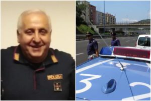 La Polizia Stradale saluta la sua bandiera: va in pensione il commissario Fulvio Papa
