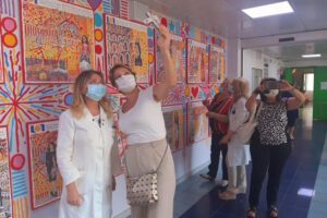 La gioia di Maria, Annunziata e Valentina, le pazienti del Pascale: “Le pareti colorate sono vita”