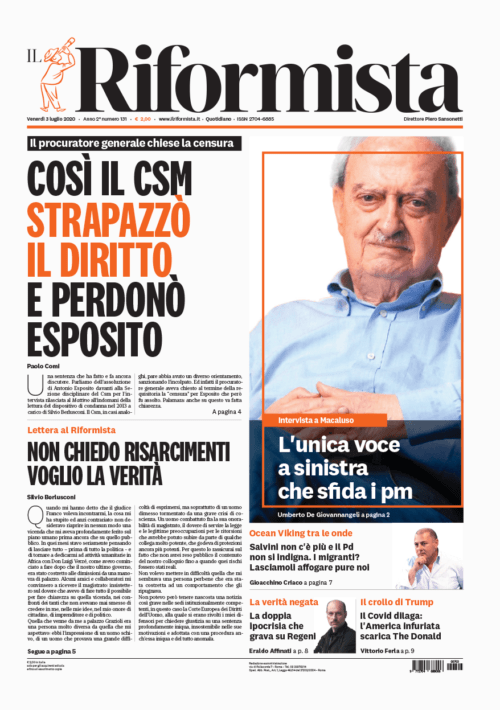 Quotidiano del 3 luglio 2020