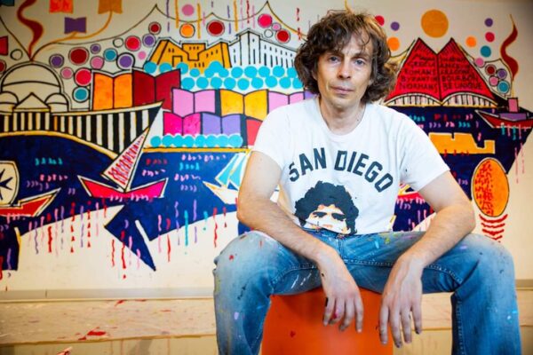 Alessandro Ciambrone e il nuovo murale per l’Univesità Parthenope