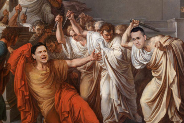 Conte come Cesare: si autoproclama imperatore ma deve stare attento a Di Maio Bruto… Conte come Cesare: si autoproclama imperatore ma deve stare attento a Di Maio Bruto…