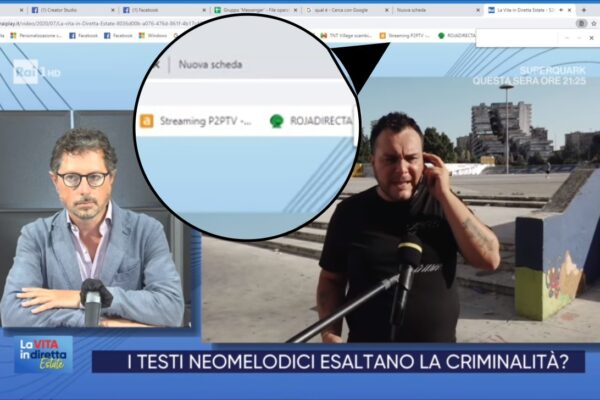 Borrelli, il paladino della legalità che guarda il calcio col ‘pezzotto’