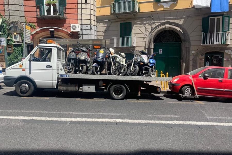 Napoli, 14mila euro di sanzioni e numerosi sequestri a meccanico di via Salvator Rosa