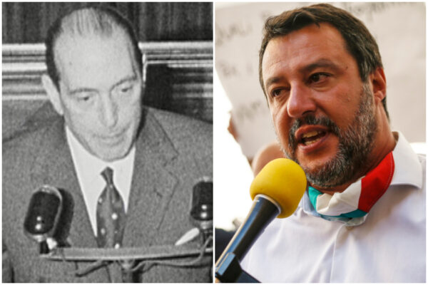 Escludere Salvini dal governo è democrazia così come nel 1960 con Tambroni e il Msi