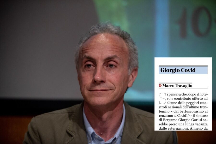 Il fango di Travaglio contro Giorgio Gori, il sindaco di Bergamo diventa ‘Covid’ nel suo editoriale