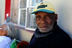 SOUTH AFRICA – Cape Town – 08 May 2020 – Mr Fredie Blom from Delft the oldest man in South Africa and possibly the world celebrates his 116th birthday  Picture:Brendan Magaar/African News Agency (ANA)