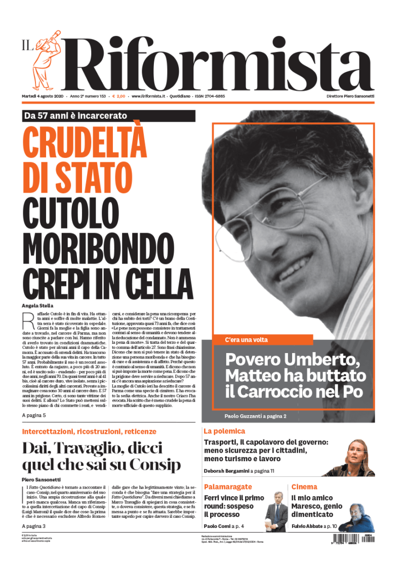 Quotidiano del 4 Agosto 2020